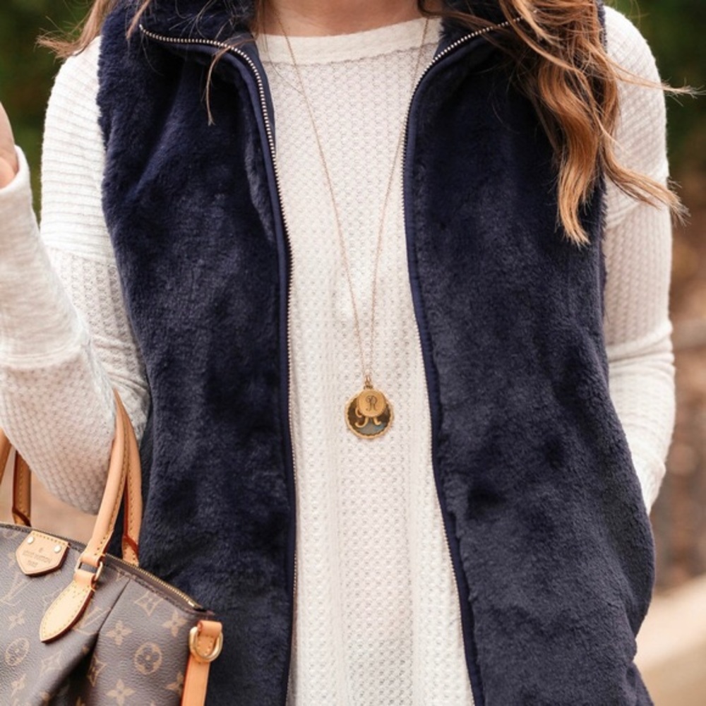 J. Crew Faux Fur Vest